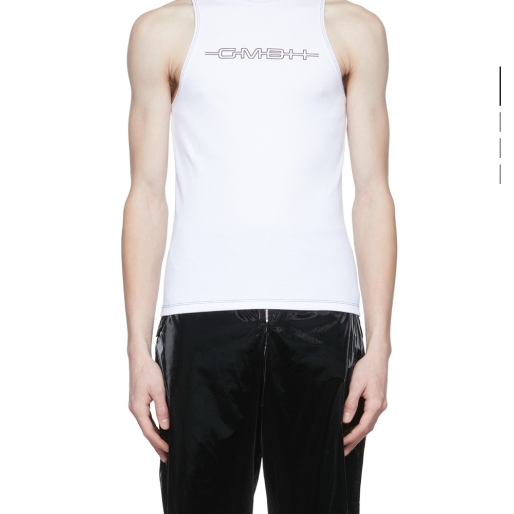 White Tank Top by GMBH